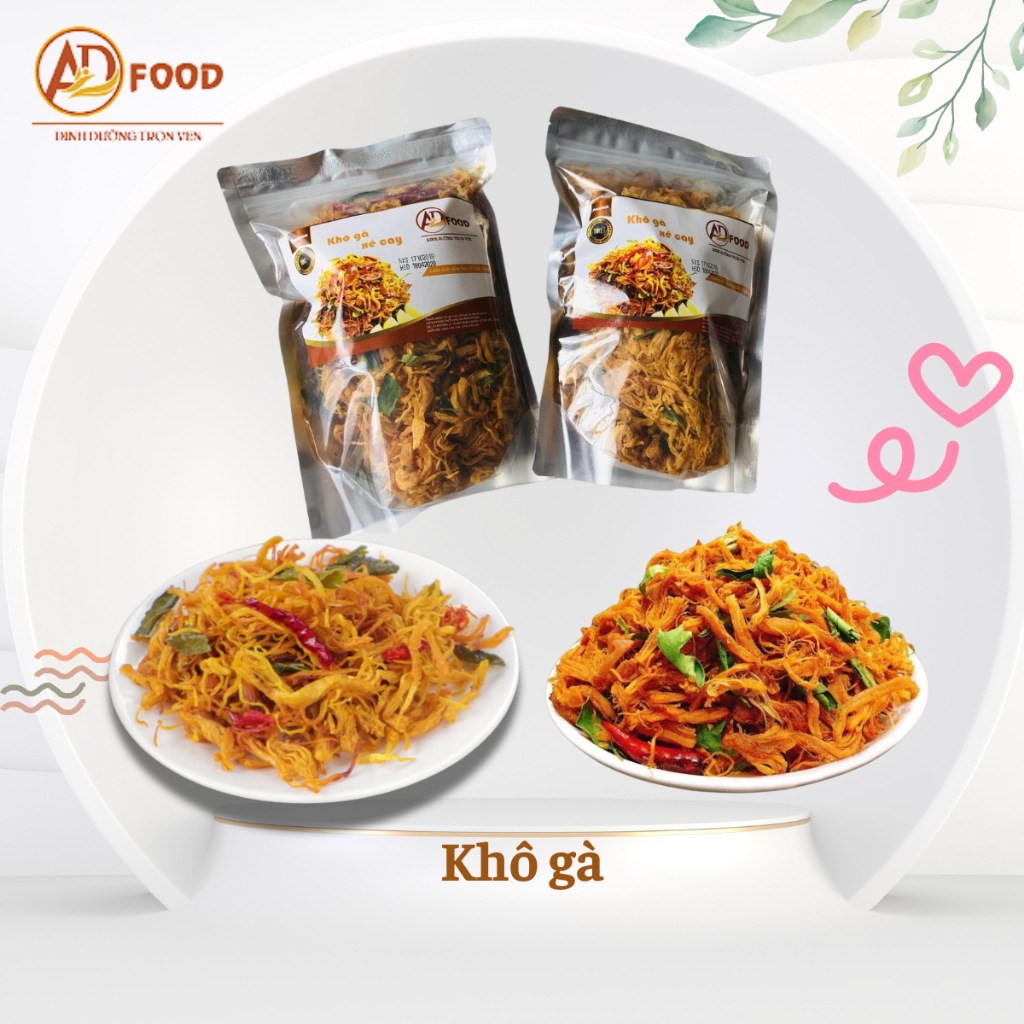 1kg khô gà bơ tỏi thơm ngon