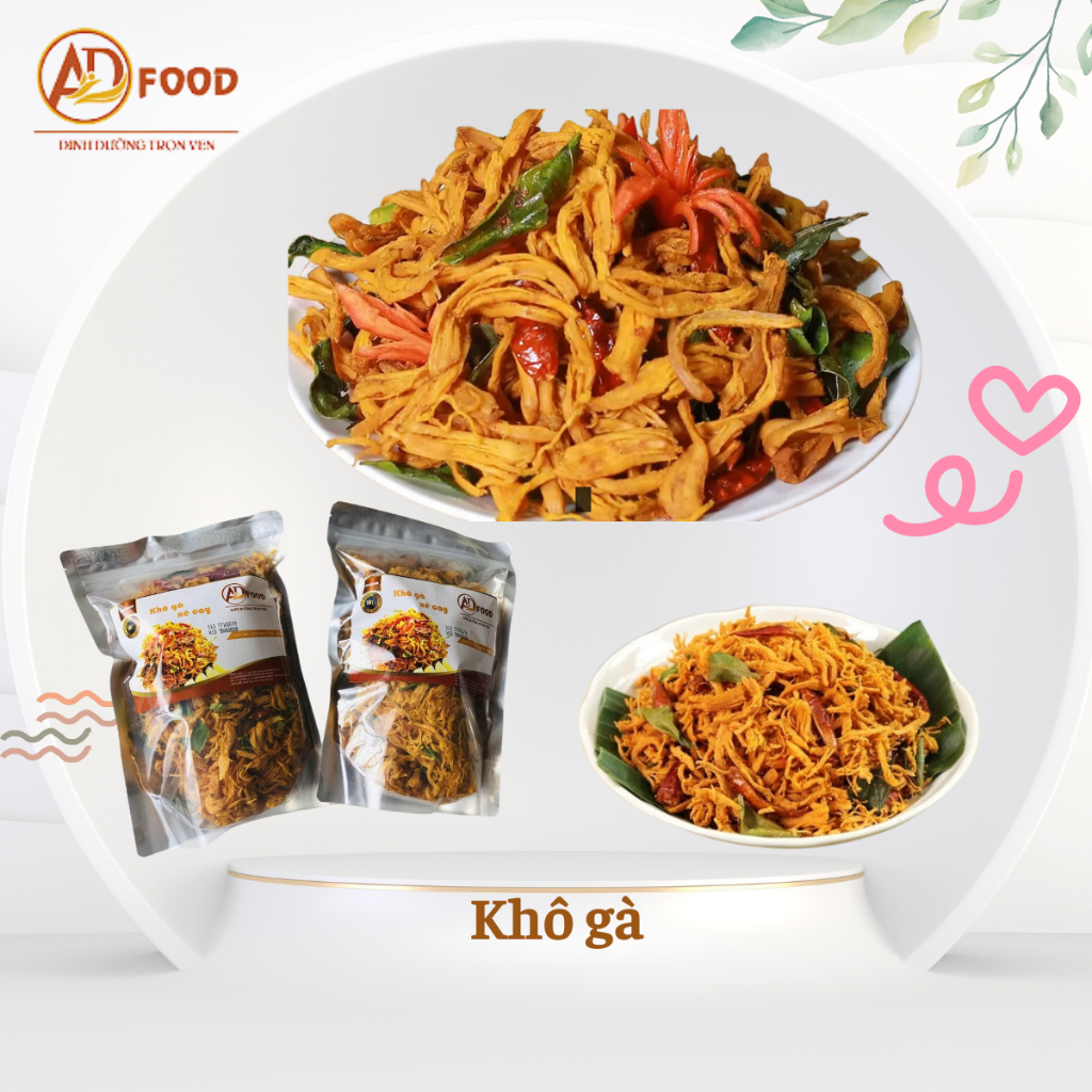 1kg khô gà bơ tỏi thơm ngon