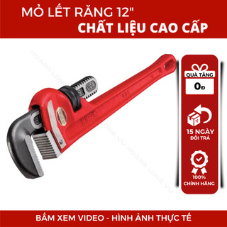 Mỏ lết răng 12" Milwaukee 48-22-7112 mỏ lếch cờ lê kìm nước vặn mở ốc, ống nước, thép siêu cứng