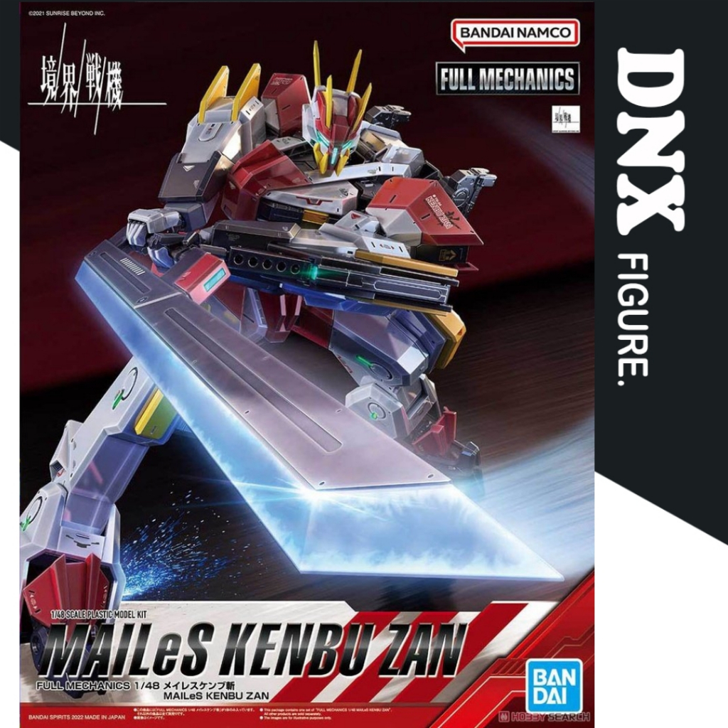 Mô hình lắp ráp FULL MECHANICS 1/48 MAILeS KENBU ZAN Kyoukai Senki (New Seal)