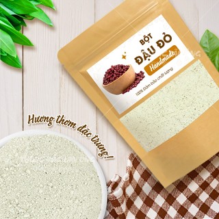 Bột đậu đỏ 100g, rang thơm, nghiền mịn, nguyên chất, bột đắp mặt dưỡng trắng, dưỡng ẩm da
