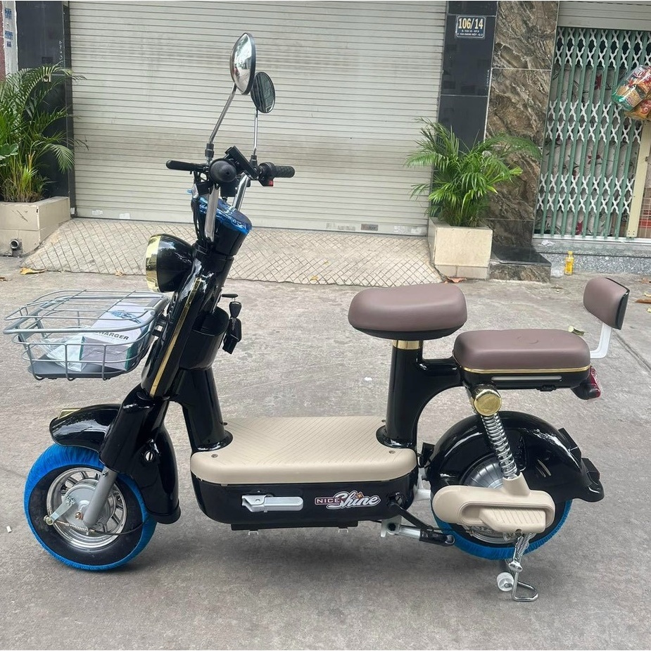 Xe Đạp Điện Cao Cấp MoKa NiceShine - 2026, Mẫu Xe Đạp Điện Cho Học Sinh Và Mọi Lứa Tuổi, Lắp Pin Lithium + Sạc