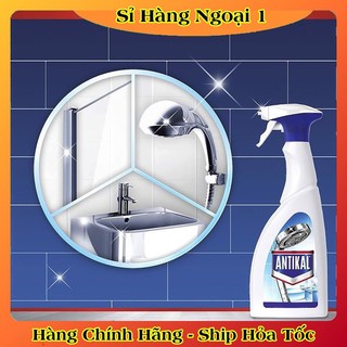 [Mẫu mới nhất] Chai xịt vệ sinh và chống ăn mòn inox Antikal tẩy cặn canxi vòi rửa, vòi sen, vách kính của Đức