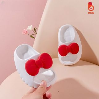 Dép bánh mì, dép lê đúc hình nơ siêu xinh cho bé gái từ 2 tới 5 tuổi