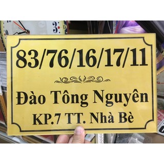 Biển số nhà - bảng số nhà - phòng ban - phòng chức năng - biển công ty thiết kế theo yêu cầu lấy ngay BH 36T