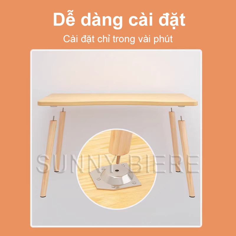 SUNNY Bàn làm việc chống gù Với Thiết Kế gỗ mặt cong kiểu dáng hiện đại dùng làm việc, học tập hoặc bàn trang điểm