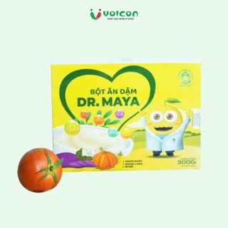 Bột ăn dặm Dr.Maya Hộp 300gr /15 gói có 3 vị riêng biệt ,bổ sung đầy đủ dưỡng chất cho bé .