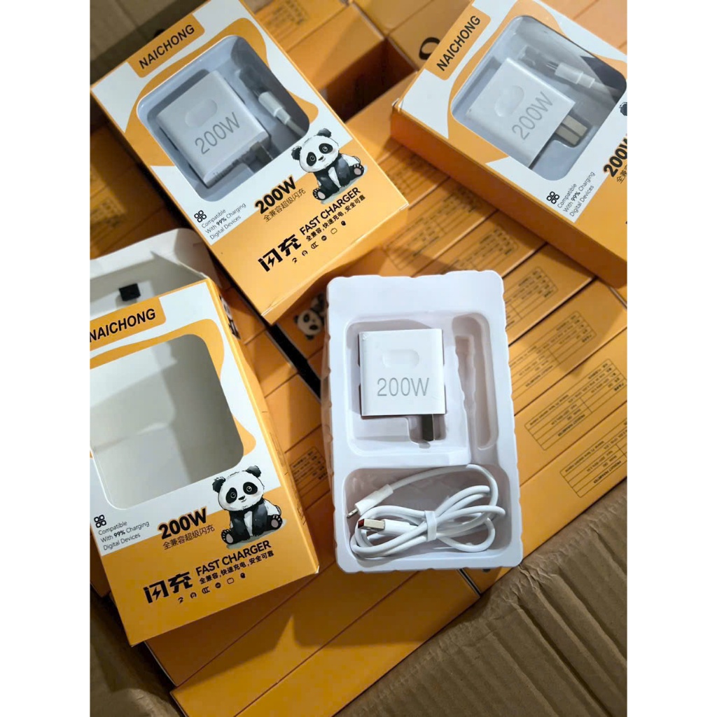 Sạc nhanh PD 200W Không Nóng Máy, An Toàn Ổn Định chính hãng PVN1212 ...