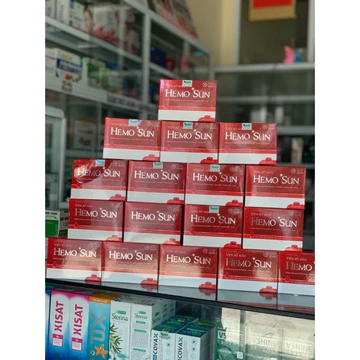 Viên Bổ Máu HEMO SUN ( Hộp 60v ) - bổ sung sắt, vitamin, giúp giảm thiếu máu do thiếu sắt