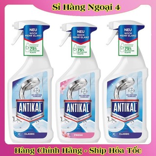 Chai xịt ANTIKAL Đức vệ sinh và chống ăn mòn Inox, tẩy cặn vòi rửa, vòi hoa sen của Đức