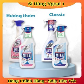 Chai xịt ANTIKAL Đức vệ sinh và chống ăn mòn Inox, tẩy cặn vòi rửa, vòi hoa sen của Đức