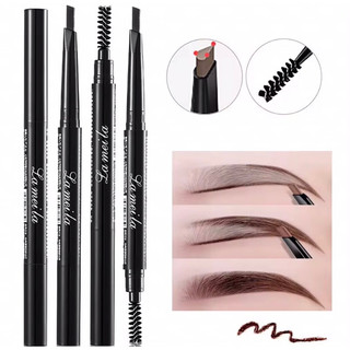 Chì kẻ mày 2 đầu ĐEN LAMEILA mềm mịn lâu trôi nội địa EYEBROW