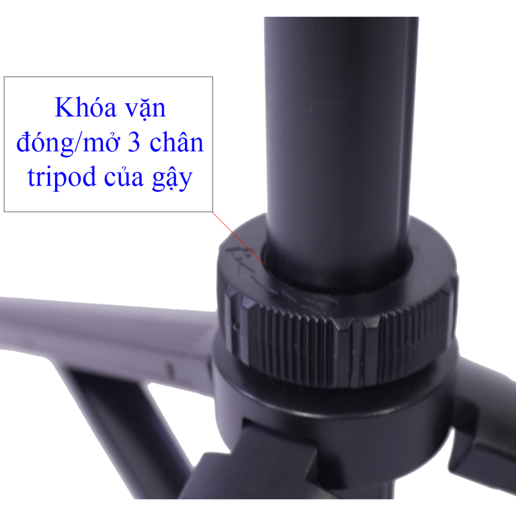 Gậy Chụp Ảnh Điện Thoại Yunteng VCT 91666 - Gậy Selfie Tích Hợp Tripod Kèm Remote Pin Bluetooth