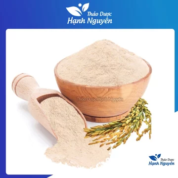 Bột cám gạo nguyên chất 500g (bột mask dưỡng trắng, mờ thâm sạm) - Thảo Dược Hạnh Nguyên