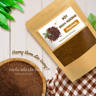 Bột đinh hương 100g, gia vị nấu ăn, hương thơm nồng nàn, kích thích vị giác