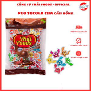 Kẹo sô cô la Cua cầu vồng túi 300gr, thùng 20 túi thương hiệu Thái foods.