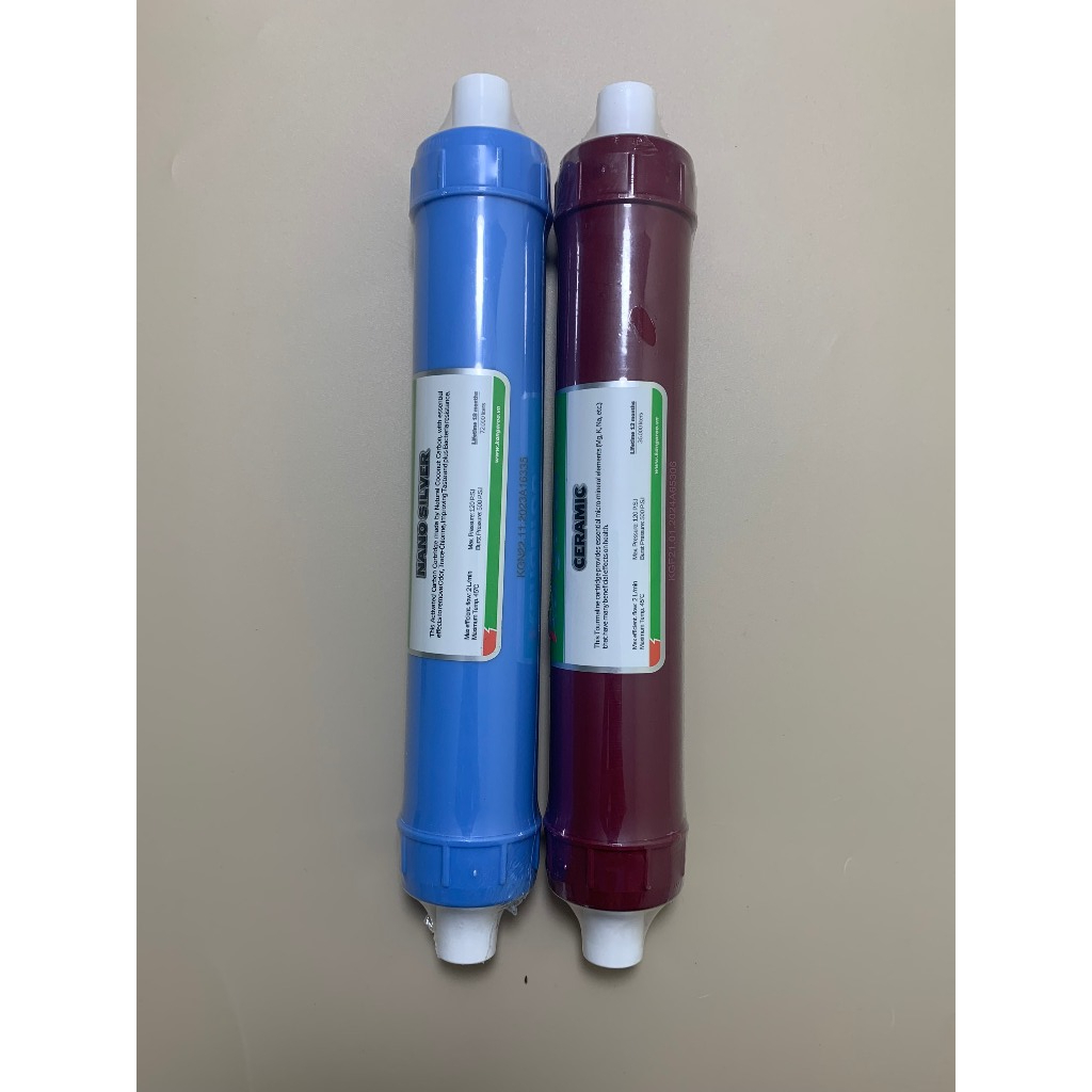 Combo 6 Lõi Lọc Kangaroo Gồm Bộ Thô 123 và RO50GPD Nano Ceramic Model KG08 KG103 Dùng Cho Máy Lọc Nước RO