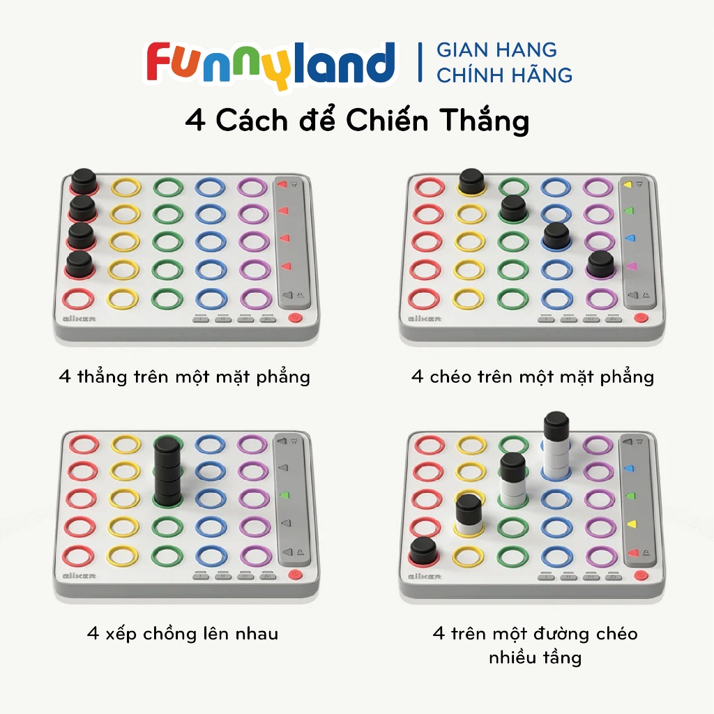 Ảnh Đồ chơi thông minh Giiker Smart Four - Cờ Caro Công Nghệ AI Thông Minh 3