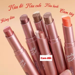 Phấn Mắt Dạng Thỏi Kashil 2 Màu Gradient Chống Nước Chống Mồ Hôi Không Phai Màu Lâu Trôi