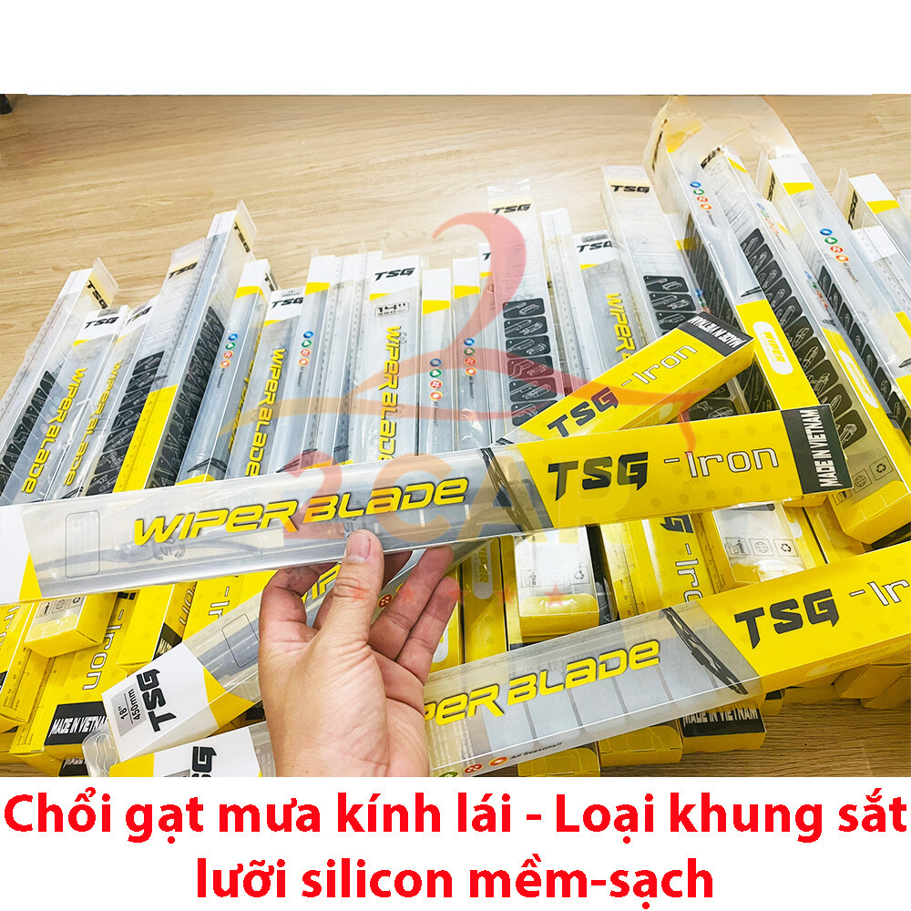 [TSG]- Gạt Mưa Ô Tô Khung sắt lưỡi silicon, Dùng Các xe Mitsubishi : Xpander, Outlander, Attrage, Mirage, Pajero, Zinger