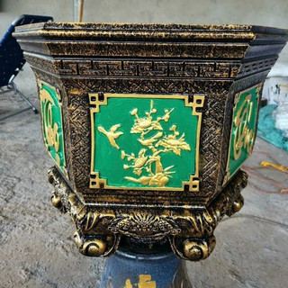 Khuôn chậu lục giác 48 chân liền nhựa abs