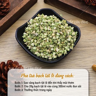 Bạch tật lê 100g, đã sao vàng hạ thổ, trà bạch tật lê, thơm, sạch, không lẫn tạp chất - Lãn Ông