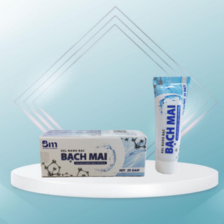 Gel nano bạc Bạch Mai Giúp Da Sáng Mịn Hiệu Quả Tuýp 25g
