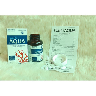 Calci Aqua Tảo Đỏ - Hỗ Trợ Xương Khớp Khỏe Mạnh Chính Hãng Lọ 60 Viên