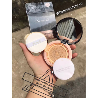 Phấn Nước Cushion MOISTURIZING ĐEN 8008 Lameila tự nhiên mềm mịn lâu trôi BB CREAM FOUDATION