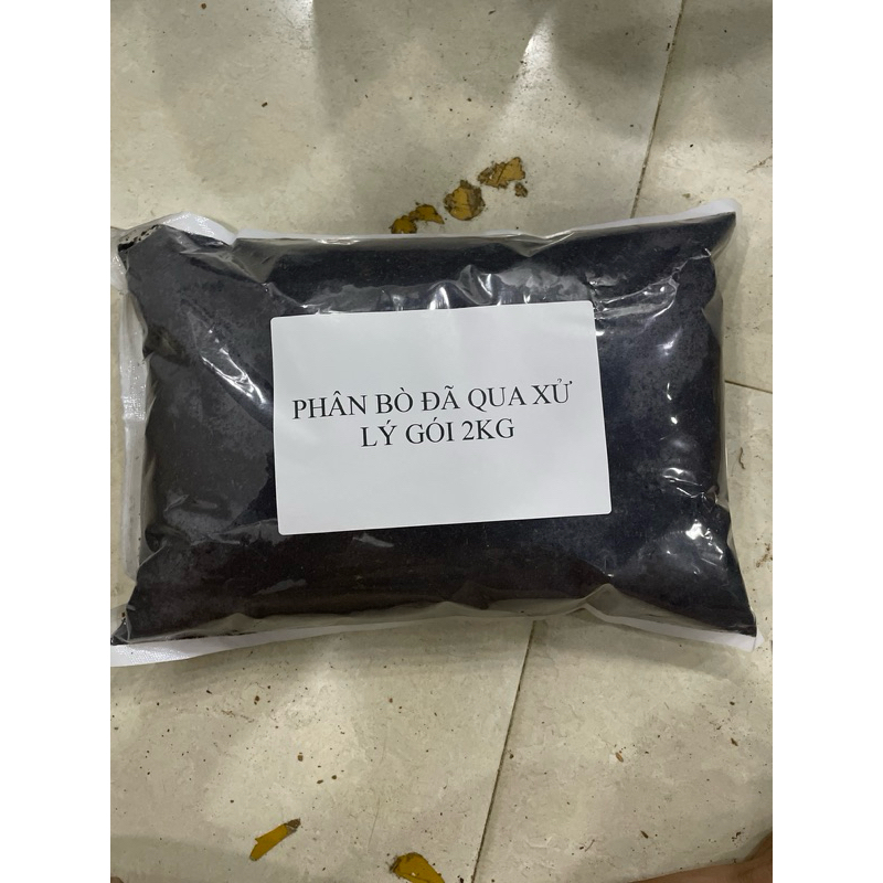 (COMBO 3 GÓI) Phân bò, 3dm3, phân bò ủ hoai mục qua xử lý dùng cho mọi ...