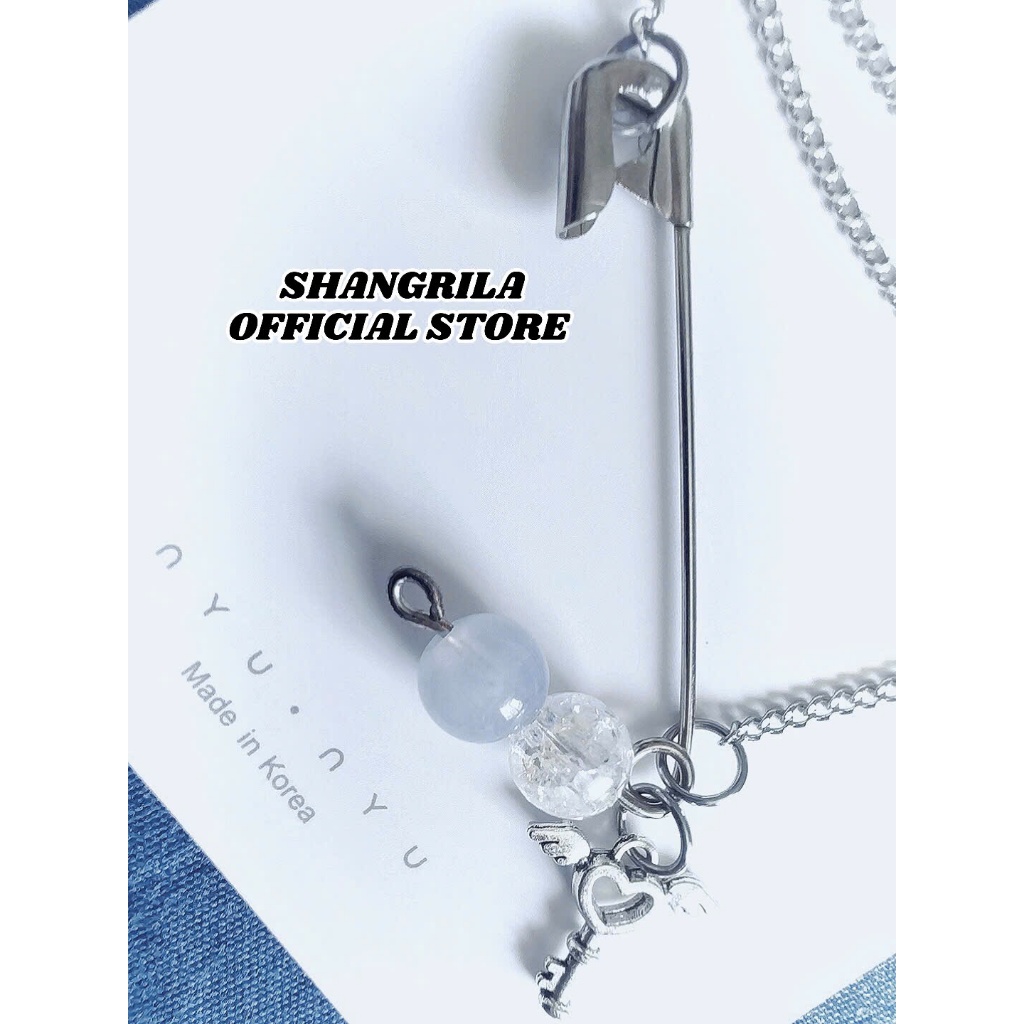 [SẴN HÀNG] DÂY CHUYỀN | VÒNG CỔ SAFETY PIN RAINDROP ( HÌNH THẬT ...