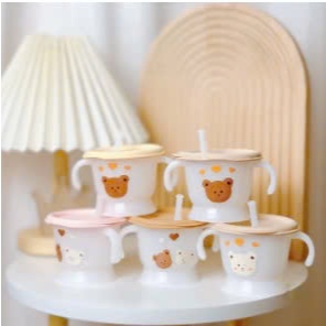 Cốc tập hút 3 giai đoạn Mum bebe 160ml cho bé ăn dặm từ 6 tháng - hanzo2009