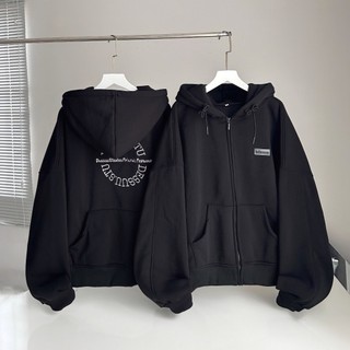 🔥HOT🔥Áo Khoác Hoodie Nam Nữ Form Boxy Dessuu Chữ Thêu, Túi Ngược Nhiều Màu Tay Phồng Carstore
