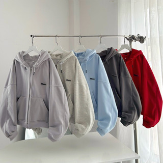🔥HOT🔥Áo Khoác Hoodie Nam Nữ Form Boxy Dessuu Chữ Thêu, Túi Ngược Nhiều Màu Tay Phồng Carstore