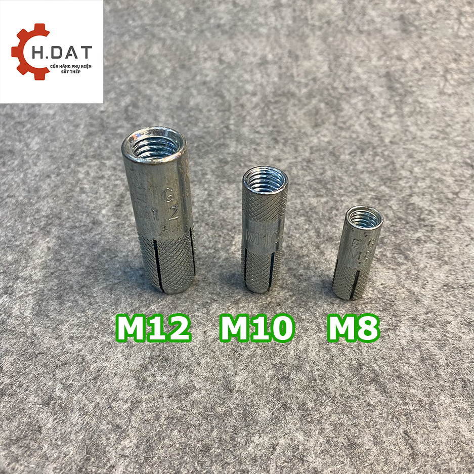 [10 cái] Tắc kê đạn ( tắc kê nở) - M8, M10, M12 - Hàng chất lượng ...