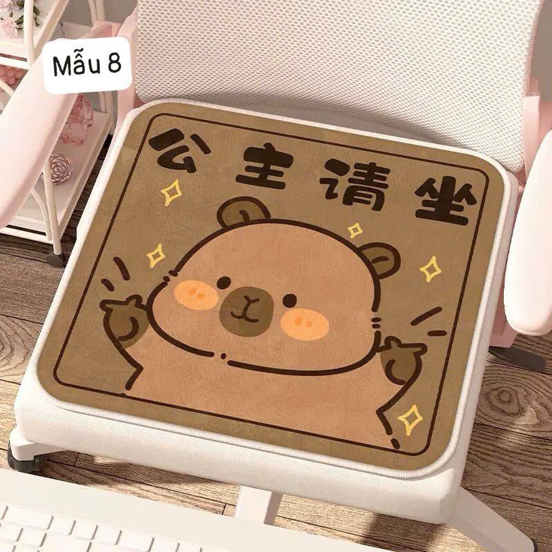 đệm ghế capybara nghộ nghĩnh