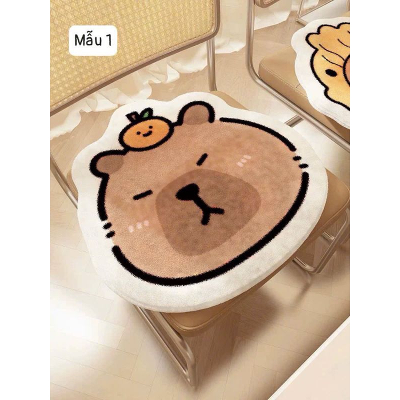 đệm ghế capybara nghộ nghĩnh