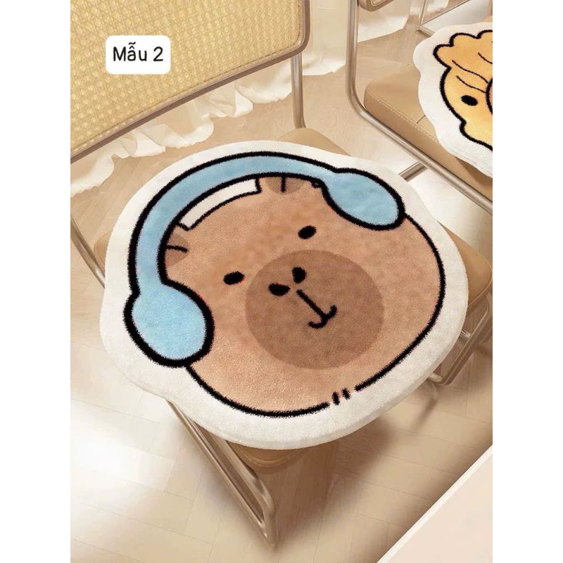 đệm ghế capybara nghộ nghĩnh