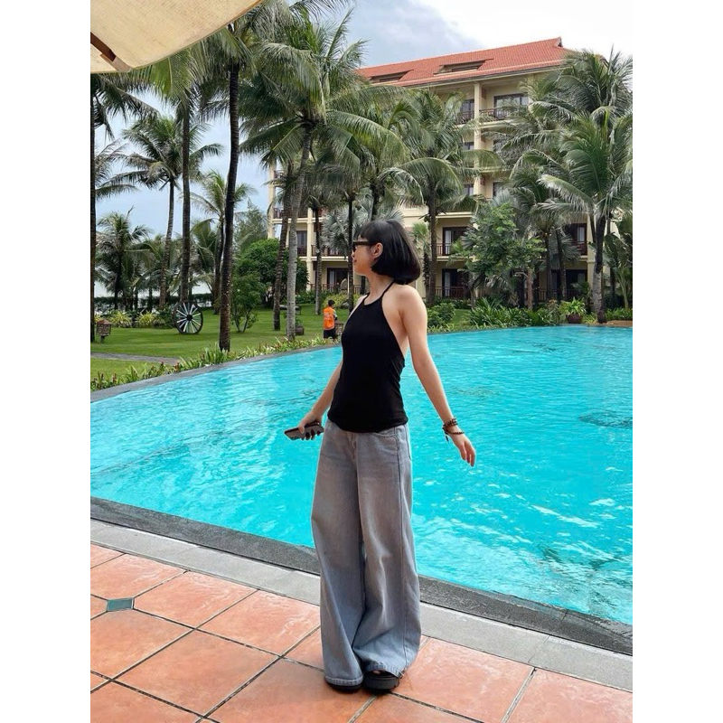 [Mya house] Áo thun cổ yếm lady MIN TOP