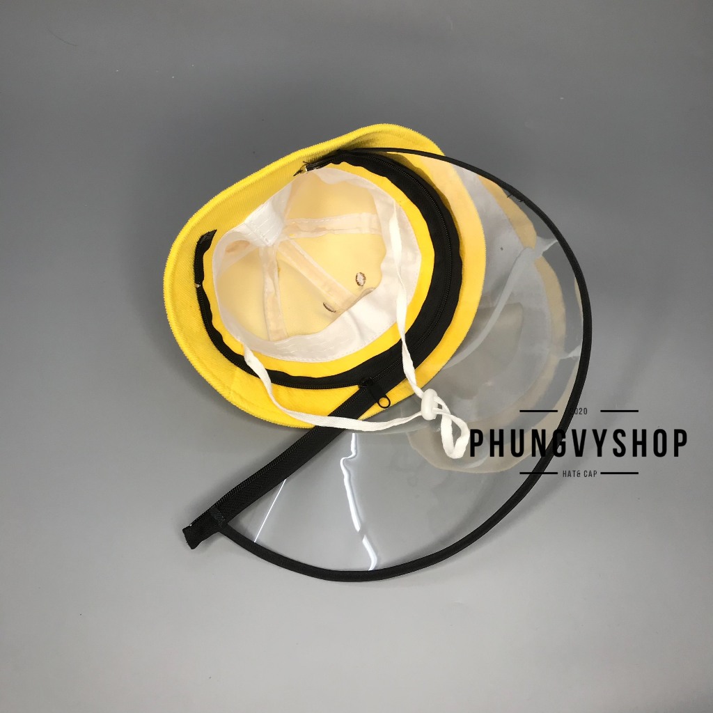 BÉ khoảng <18 tháng/vòng đầu48cm] Mũ chống GIỌT bắn, mũ cản bụi bạn cún dễ thương- nón cho bé