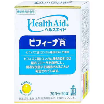[CHÍNH HÃNG] Men vi sinh Bifina R Health Aid bổ sung lợi khuẩn cho tiêu hóa, giảm rối loạn tiêu hóa(20 gói) HHANH PHARMA
