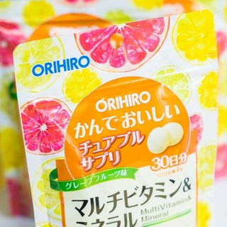 Viên Nhai Bổ Sung Vitamin Và Khoáng Chất Orihiro Dạng Túi 120 Viên