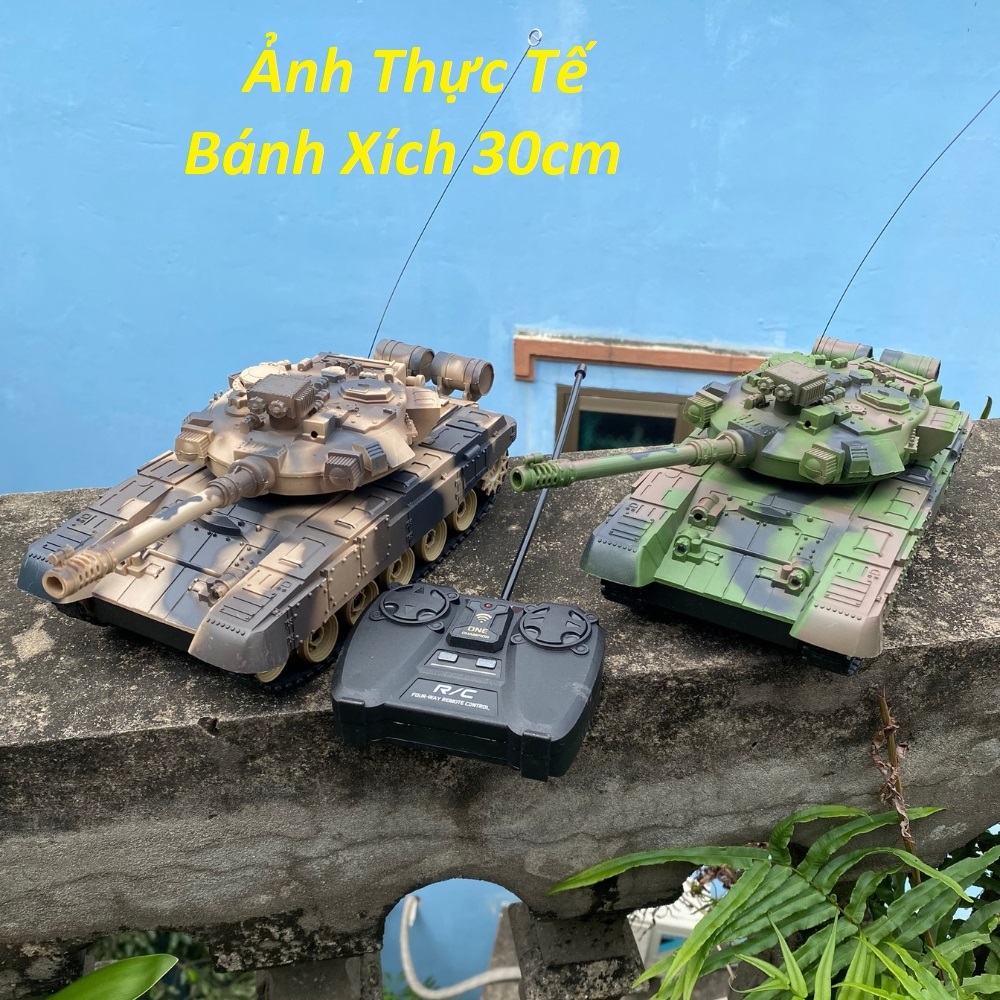 Xe tăng điều khiển đồ chơi xe tăng điều khiển từ xa thiết kế siêu hầm hố chất liệu cao cấp siêu bền
