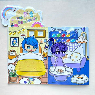 Đồ chơi bóc dán ngôi nhà 5 cảm xúc INSIDE OUT 2 - Búp bê giấy