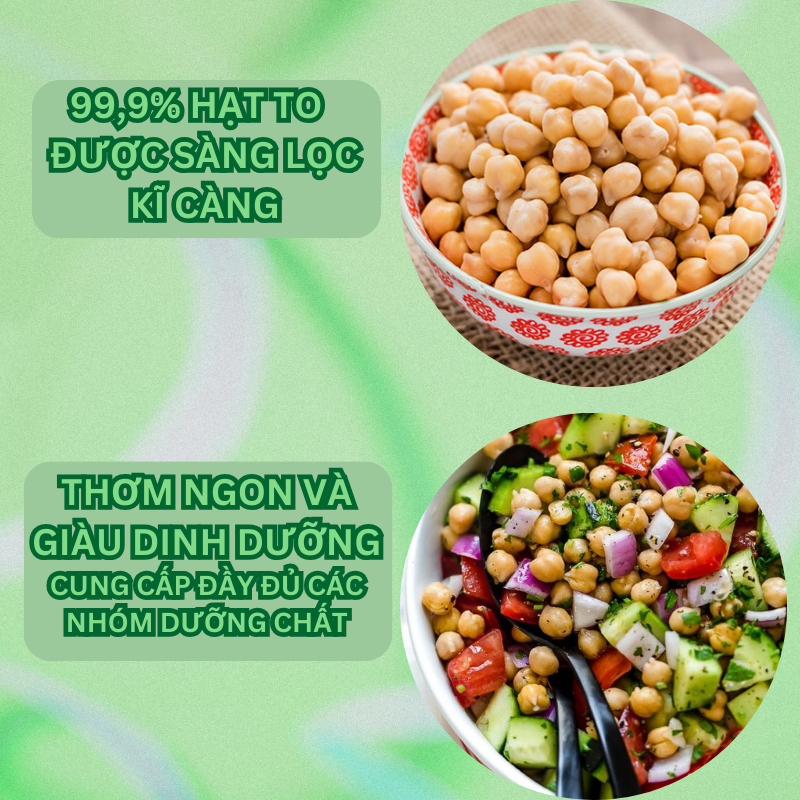Đậu gà hữu cơ cho bé ăn dặm