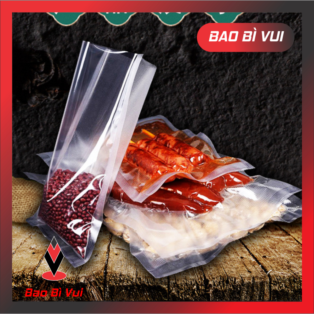 [ 1kg ] Túi hút chân không 1 mặt nhám PA - BAO BÌ VUI