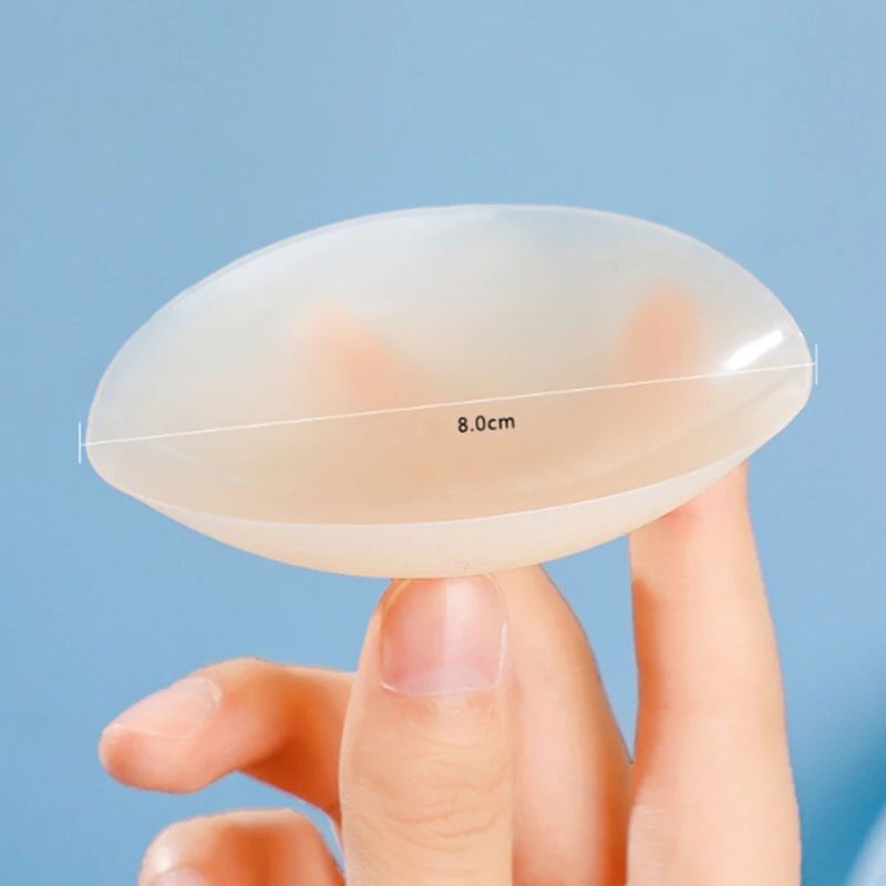 Miếng Dán Ngực Nhiệt Tự Thân Silicon - Dán Ngực Tàng Hình Chống Nước Siêu Dính Không Keo