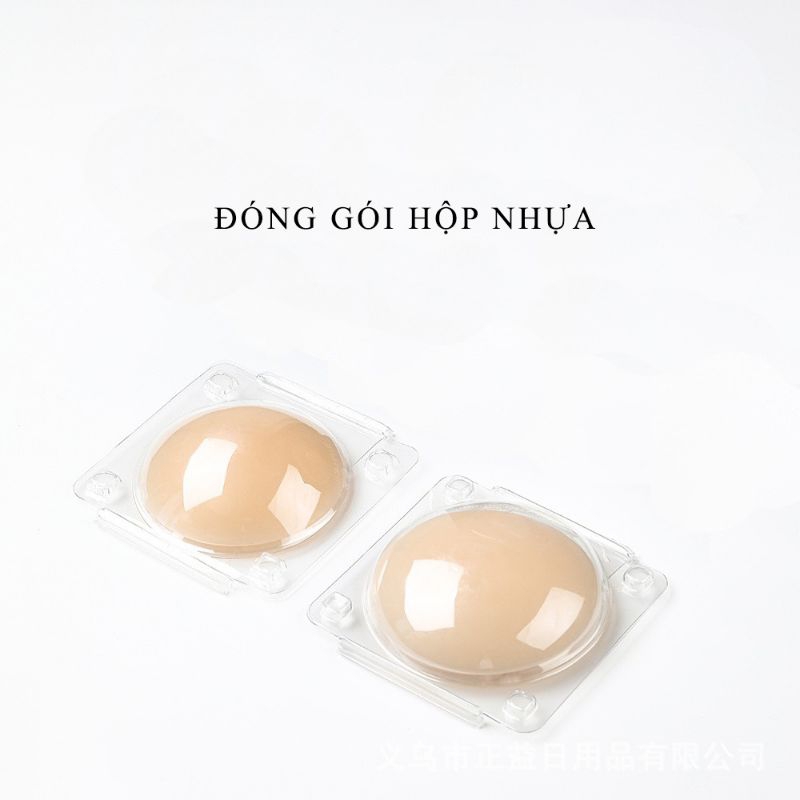 Miếng Dán Ngực Nhiệt Tự Thân Silicon - Dán Ngực Tàng Hình Chống Nước Siêu Dính Không Keo