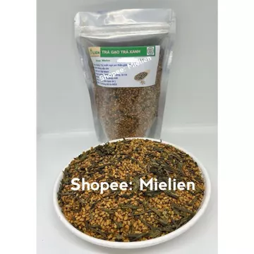 100g Trà xanh gạo lứt rang ( trà gạo rang)