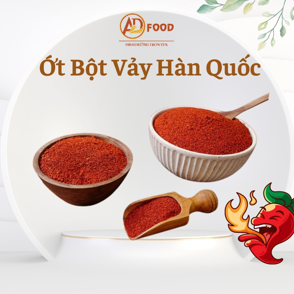 100gr ớt bột vảy hàn quốc dùng trong chế biến món ăn